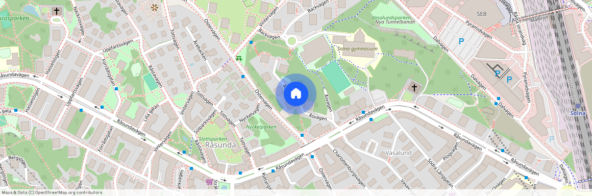 Åsvägen, Solna