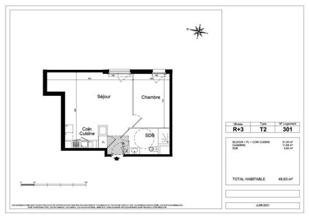 Location Appartement 2 pièces 48m² LUCE 28110 - Photo 5