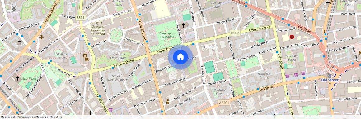 Seward Street, Clerkenwell, London, EC1V