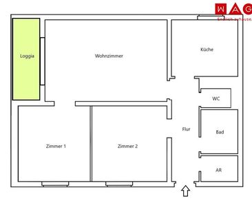 Wunderbare Familienwohnung mit sonniger Loggia und neuem Bad! - Photo 2
