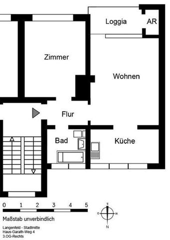 2 Zimmerwohnung in Langenfeld - Foto 5