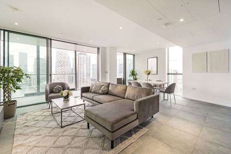 Superbly presented 3 double bedroom, 3 bathroom apartment to rent on the edge of the Canary Wharf Estate. - Photo 3