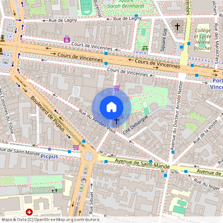 Rue Marsoulan, Francja, Paris