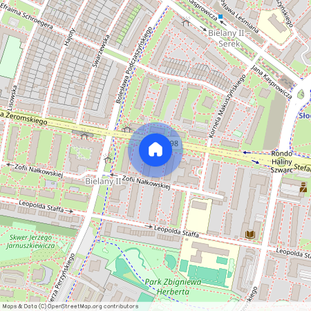 Warszawa, Żoliborz, ul., Stefana, Żeromskiego