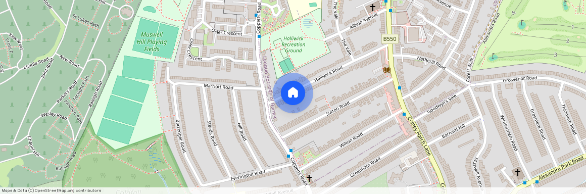 Halliwick Road, London N10