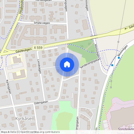 Kyrkåsen, Sandviken, Gävleborg, Odengatan 1 D