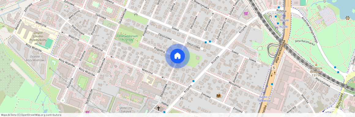 ul. Deszczowa, Krzyki, Krzyki, Wrocław, dolnośląskie