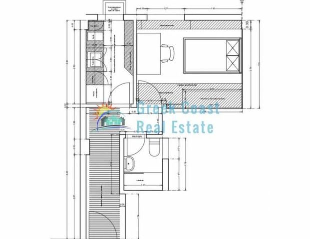 Studio/Γκαρσονιέρα για ενοικίαση - Πάτρα, - Photo 1