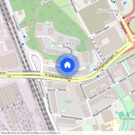 Fläderstigen, Solna