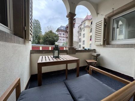 Frisch möbliert und gut geschnitten mit Loggia zum Innenhof sowie Schwedenofen für 3-12 Monate in Freiburg-Wiehre - Foto 5