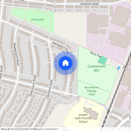 Blackwatch Road, Coventry, CV6