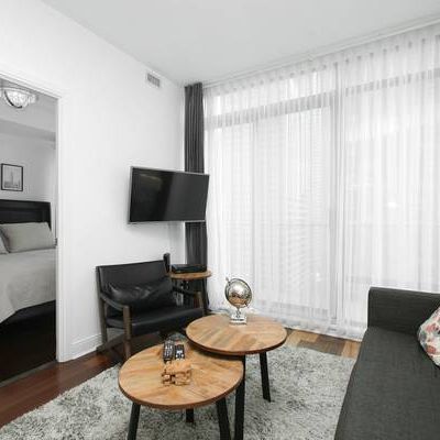 Toronto Furnished Condo Rental-1 Bed Suite,High-End Furnishing, Balcon - Photo 1