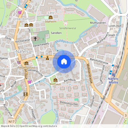 Alte Bahnhofstrasse, 5, 8752, Näfels