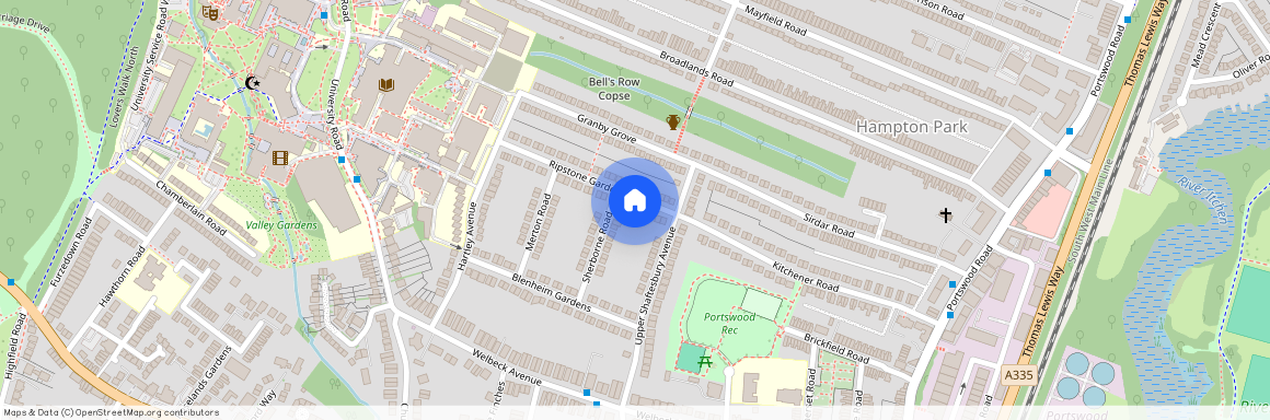 Ripstone Gardens, Hampshire SO17