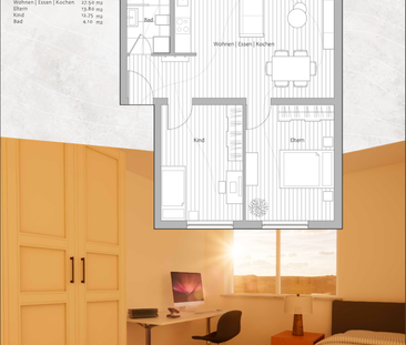 3. Exklusive Mietwohnung | Kernsanierung | Erstbezug | Modernes Woh... - Foto 2