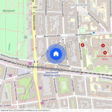 Fächerstr., 44137 Dortmund - Innenstadt-West