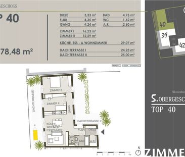 TRAUMHAFTE 3 Zimmer-Penthousewohnung mit 50m2 Dachterrasse in zentr... - Photo 6