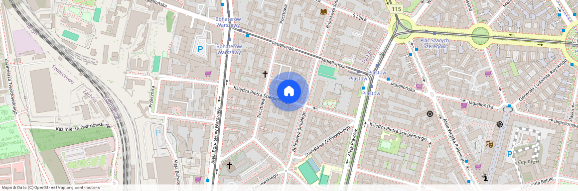 ks. Piotra Ściegiennego, CENTRUM, SZCZECIN, ZACHODNIOPOMORSKIE