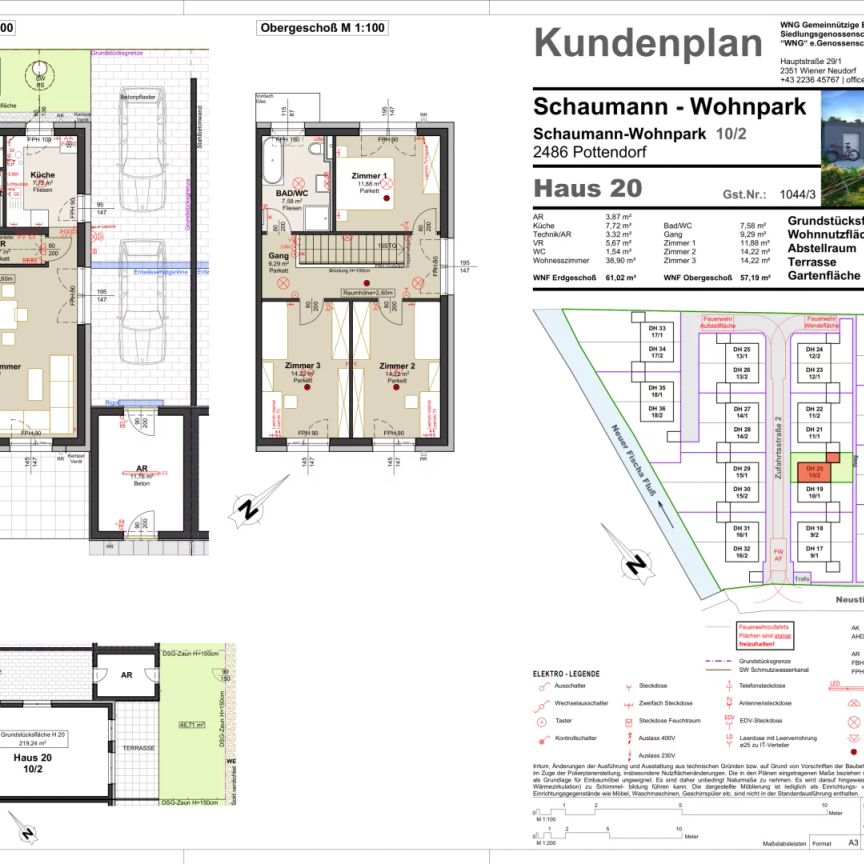 Schaumann-Wohnpark: Doppelhaus zur Miete in Pottendorf – Jetzt anfragen! 10/2 - Haus 20 - Foto 1