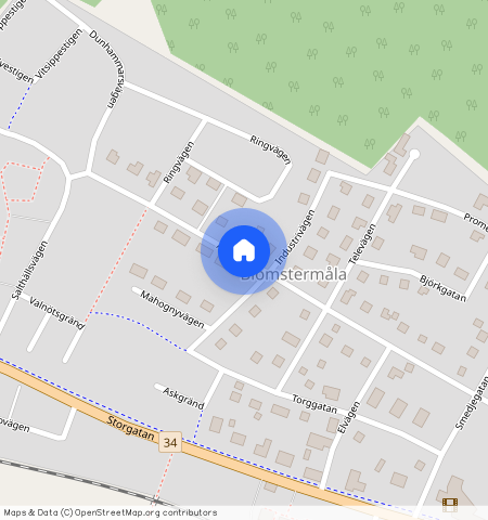 Algatan, Blomstermåla