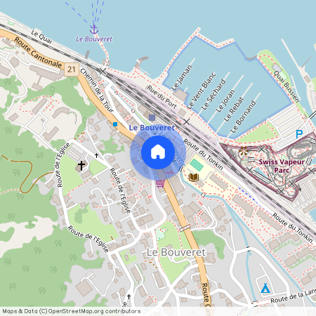 1897, Bouveret, Route Cantonale, 40