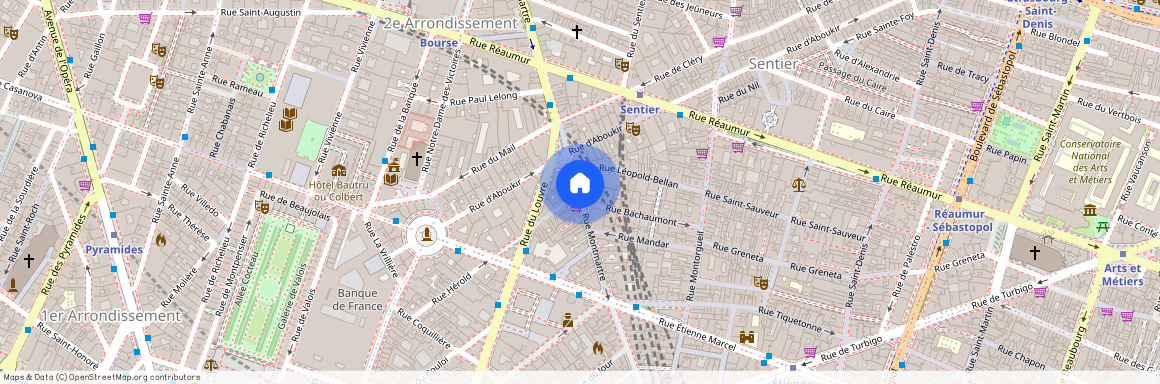 Rue Montmartre et rue d'Argout 75002 Paris (2e arrondissement)