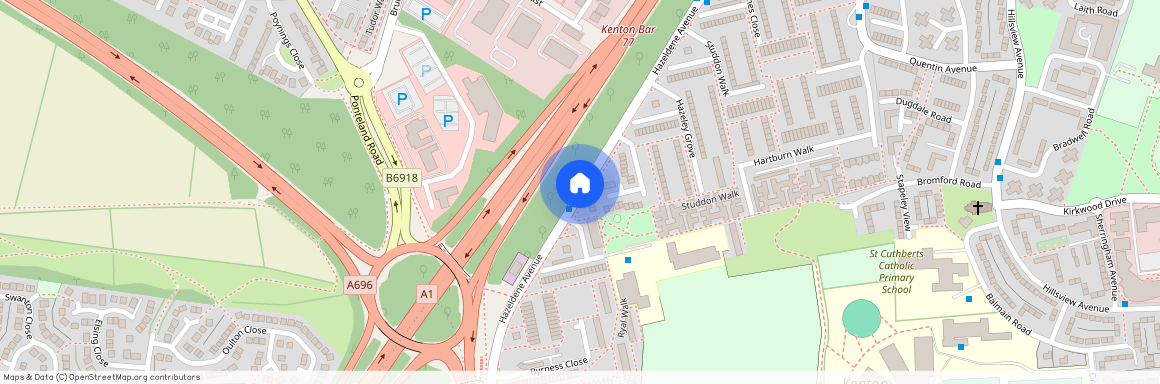 Hazeldene Avenue, Newcastle upon Tyne, Tyne and Wear, NE3