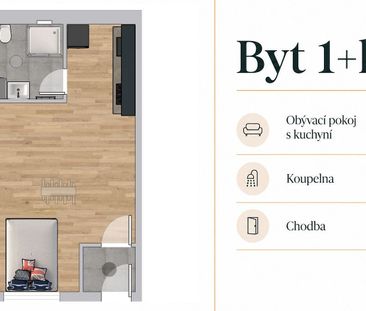 Pronájem bytu 1+kk 30 m² - Photo 3