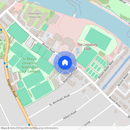 Barons Court, Broom Road, Teddington, TW11