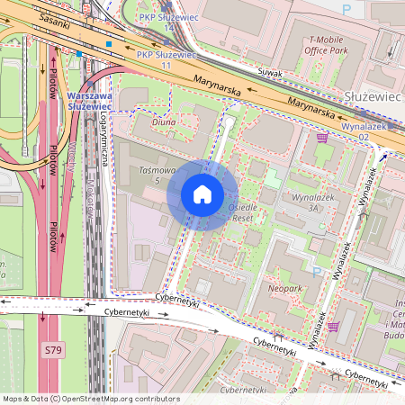 ul. Taśmowa, Służewiec, Mokotów, Warszawa, mazowieckie