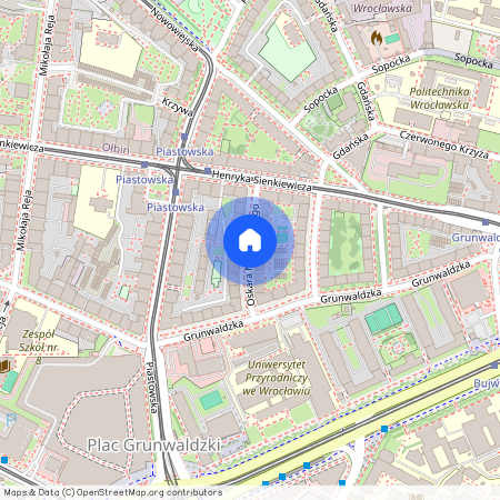 Wrocław-Śródmieście, ul. Oskara Minkowskiego, Wrocław