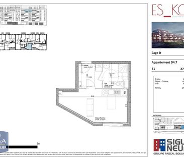 Location Appartement 1 pièce 27m² VALENCIENNES 59300 - Photo 3