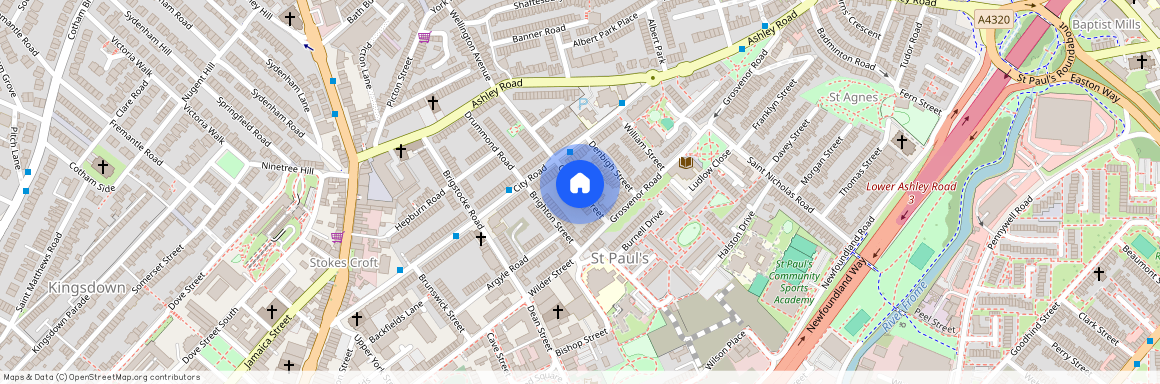 Basement Flat, Campbell Street, Bristol, Somerset, BS2