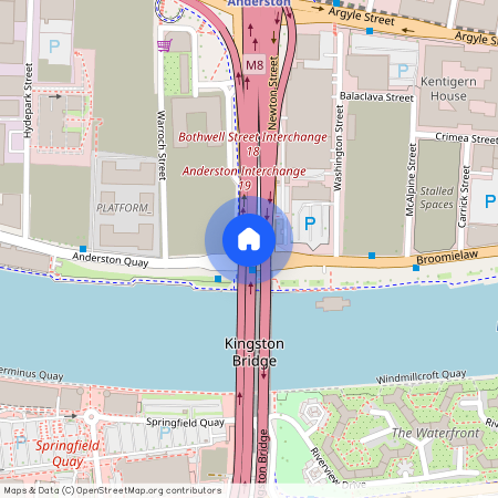 2-Bedroom Tower View Apartment at Glasgow, Anderston Quay G3