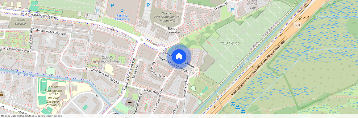 ul. Jana Nowaka-Jeziorańskiego, Gocław, Praga-Południe, Warszawa, mazowieckie