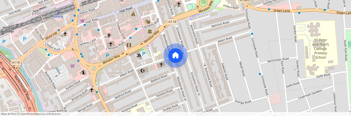 Woodlands Road, Ilford, Redbridge, Essex, IG1