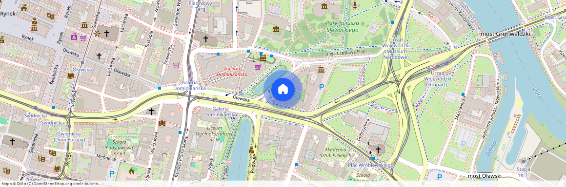 ul. Podwale, Przedmieście Oławskie, Krzyki, Wrocław, dolnośląskie