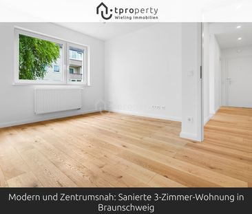 Modern und Zentrumsnah: Sanierte 3-Zimmer-Wohnung in Braunschweig! - Photo 5