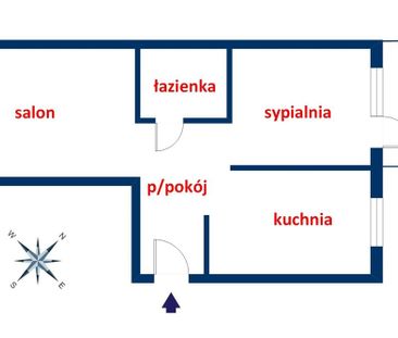 2 pok. z balkonem przy stacji metra Ursynów - Фото 2