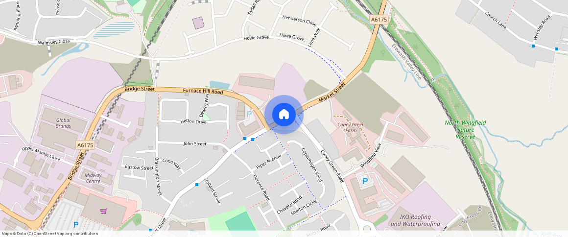 Market Street, Clay Cross, Chesterfield, S45