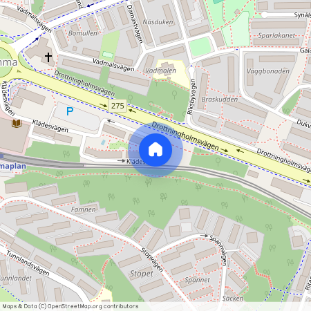 Klädesvägen, Bromma