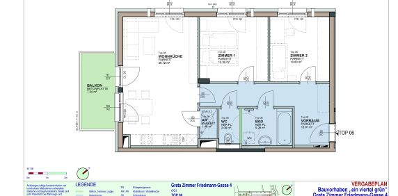 3-Zimmer-Wohnung mit Balkon, Top 6 - Foto 2