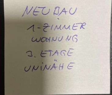 Neubau Einzimmerwohnung - Foto 1