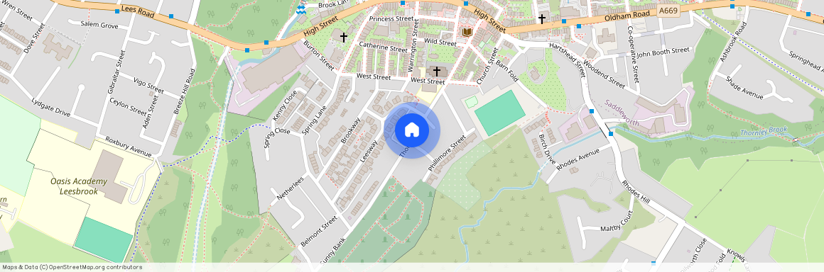 Thomas Street, Oldham, Greater Manchester, OL4