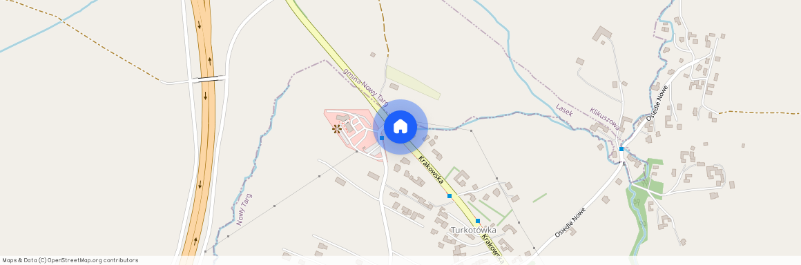 ul. Krakowska, Nowy Targ, nowotarski, małopolskie