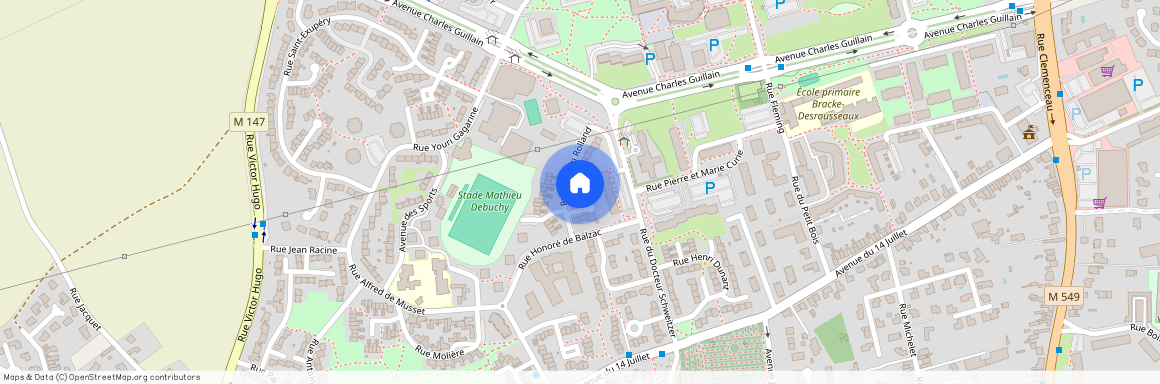 2 RUE MICHEL SERVET, 2EME ETAGE APPT N 14, LILLE VAUBAN PORT DE LILLE