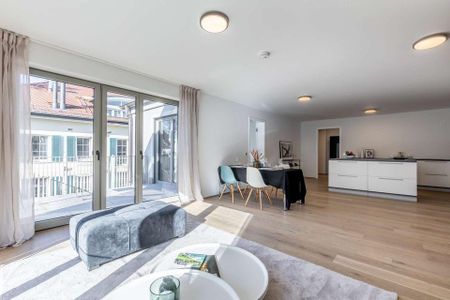 Teilmöblierte 4-Zimmer-Wohnung mit 2 Balkonen- Neubau/Erstbezug - Photo 3