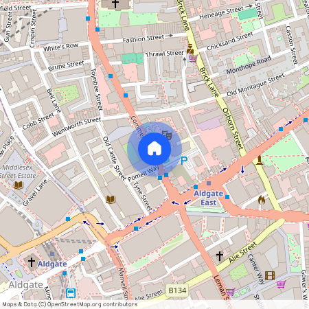 Commercial Street, Aldgate, London, E1
