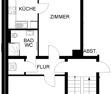 komplett modernisierte 2-Zimmer Wohnung in Haspe - Photo 1