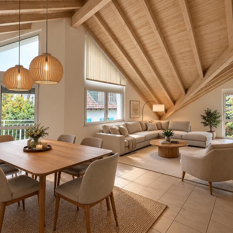 Grosszügige 3.5-Zimmer-Dachwohnung mit kleinem Büro/Abstellraum - Foto 1